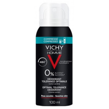 VICHY Homme Desodorante Spray 0% Alcohol 100ML