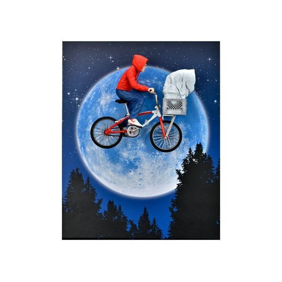 Figura Elliott y Et en Bicicleta Et el Extraterrestre  NECA