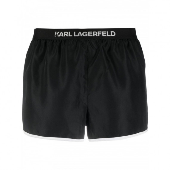 Otros Mujer KARL LAGERFELD Varsity Shorts W/ Logo Elastic