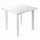 Mesa Plastica Fiocco Cuadrada Blanco 75X80 FIO036BI