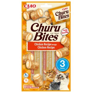 CHURU Dog Bites Pollo/atun 8*12 Gr