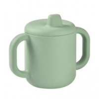 BEABA Taza Silicona Aprendizaje Verde