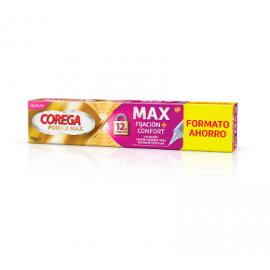 COREGA Max Fijacion + Confort 70G sin Sabor