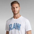 G-STAR RAW DENIM Camisetas Hombre Camiseta G-star Raw University