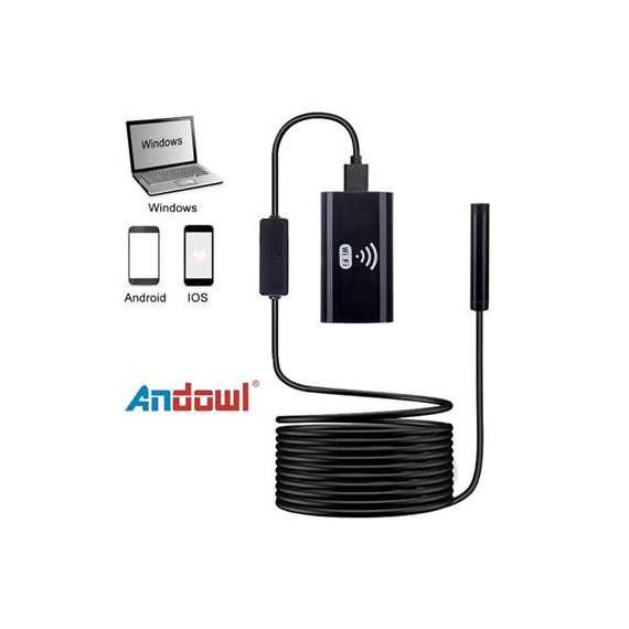 ANDOWL Camara Endoscopio Inalambrico Wifi Q-NK99 1 Metro de Cable