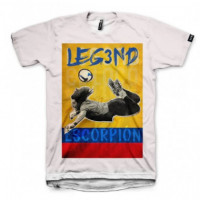 Camiseta LEG3ND Escorpión Blanco