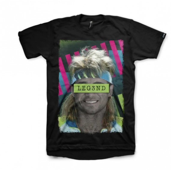 Camiseta LEG3ND Agassi Negro