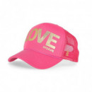 Gorra INSANE Trucker Love Unica Rosa