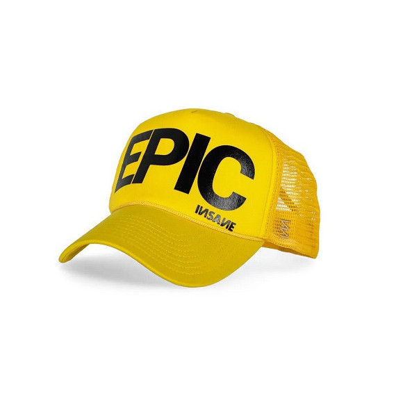 Gorra INSANE Trucker Epic Unica Amarillo