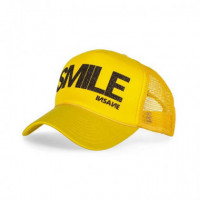 Gorra INSANE Trucker Smile Unica Amarillo