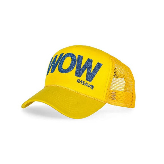 Gorra INSANE Trucker Wow Unica Amarillo