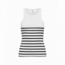Camisetas Mujer Top ONLY Kenya Rib Strip Bright White