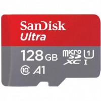 SANDISK Ultra Micro Sd + Adaptador 128GB 140MB/S