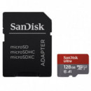SANDISK Ultra Micro Sd + Adaptador 128GB 140MB/S