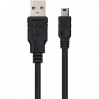 Cable USB 2.0 Tipo Am-mini USB 5 Pin M 4,5M NANOCABLE