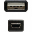 Cable USB 2.0 Tipo Am-mini USB 5 Pin M 4,5M NANOCABLE
