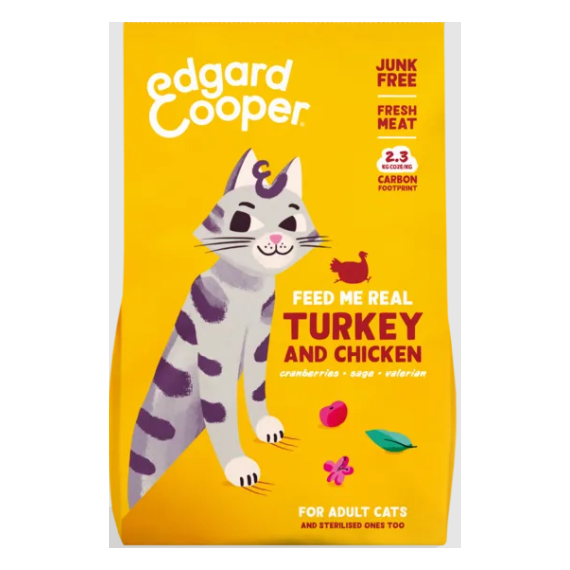 E&c Cat Ad. Pavo/pollo 2 Kg  EDGARD & COOPER