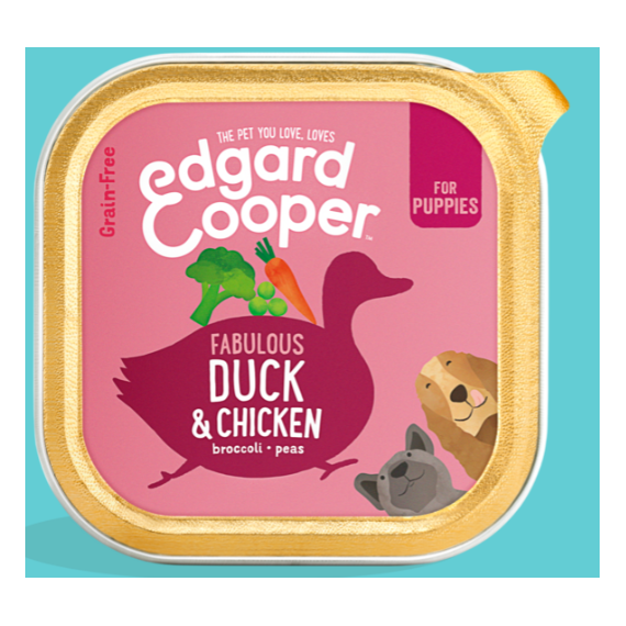 E&c Dog Wet Puppy Pato/pollo 150 Gr  EDGARD & COOPER