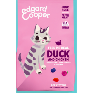 E&c Cat Kitten Pato/pollo 325 Gr  EDGARD & COOPER