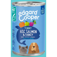 E&c Dog Wet Ad. Salmon/pavo 400 Gr  EDGARD & COOPER