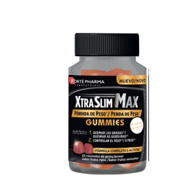 XTRASLIM MAX REDUCTOR APETITO GUMMIES 60 CARAMELOS DE GOMA SABOR MELOCOTON