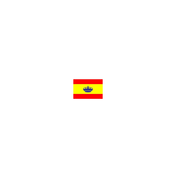 Bandera España 30X20 con Corona