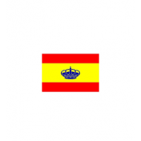 Bandera España 30X20 con Corona
