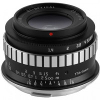 Objetivo TTARTISAN 23MM F1.4 Apsc para Canon Negro+plata (C2314-BS-RF)