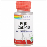 SOLARAY Pqq COQ-10 con Nac - Glutation 30 Capsulas