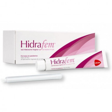 Hidrafem Gel Vaginal 1 Tubo 30 G + 10 Aplicadores  LACER