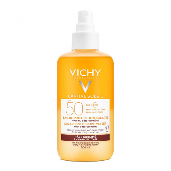 Capital Soleil Agua Protectora Luminosidad SPF50  VICHY