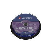 VERBATIM Dvd+r Dl 8.5GB Doble Capa Bote 10