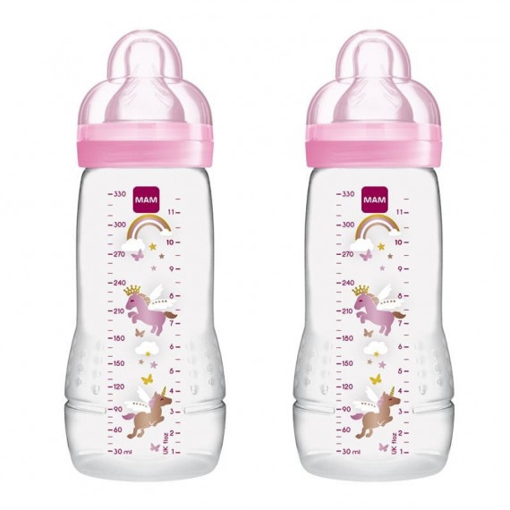 Mam Biberon Baby Bottle 330 Ml Rosa +4 M  MAM BABY