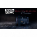 SIGMA Objetivo 85MM F1.4 Dg Hsm Art para Canon