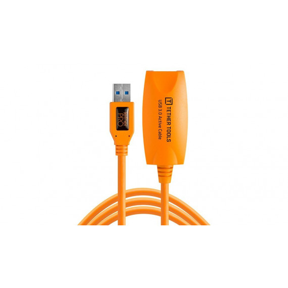 Tether Tools Cable USB 3.0 Active Extension 4,9M Naranja (CU3017)  TETHERTOOLS