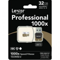 LEXAR Micro Sdhc 32 Gb 150M/S + Lector USB 3.0