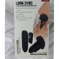 LENSGO LWM-318C 1TX + 1RX Microfono Inalambrico