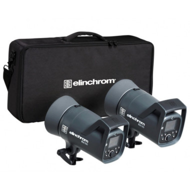 ELINCHROM Elc 500/500 Kit con Reflector de 16 Cm y Bolsa Ref: 20737