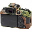 EASYCOVER Funda Silicona P/ Canon 90D Camuflaje