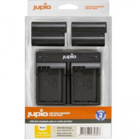 JUPIO Cargador Doble + 2 Baterias EL-15C Ref. CNI1006