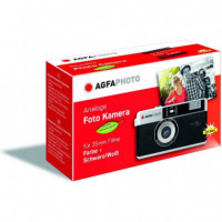 Agfa Camara Analogica 35MM Reutilizable, C/flash - Negro -   AGFA FOTO
