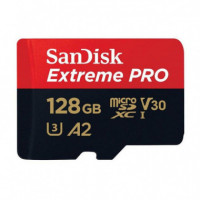 Sandisk Tarjeta Extreme Pro Micro Sdxc Uhs-i 128GB 200MB/S  SANDISK PROFESSIONAL
