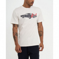 Camisetas Hombre Camiseta DEUS EX MACHINA Charger Vintage White