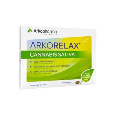 Arkorelax Cannabis Sativa 30 Comprimidos  ARKOPHARMA LABORATORIOS