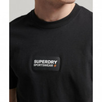 Camiseta Suelta Gráfico Tech  SUPERDRY