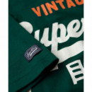 Camiseta con Logotipo Clásico Heritage Vintage  SUPERDRY