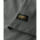 Camiseta Gráfica Metalizada Workwear  SUPERDRY