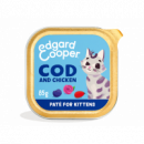 E&c Cat Pate Kitten Bacalao y Poll 85 Gr  EDGARD & COOPER