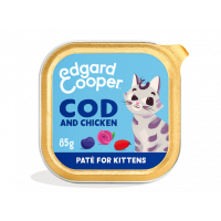 E&c Cat Pate Kitten Bacalao y Poll 85 Gr  EDGARD & COOPER