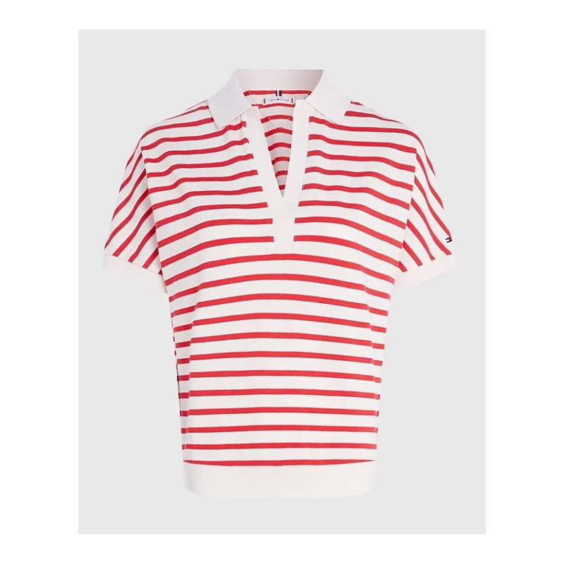 Polo Mujer TOMMY HILFIGER Relaxed Lyocell Polo Ss - Guanxe Atlantic  Marketplace